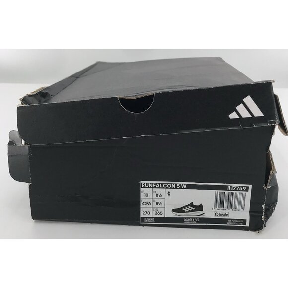 Adidas Run Falcon 5 Sneaker Shoes Women’s Size 10 Black White - Picture 12 of 12
